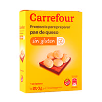 Premezcla para pan de queso Carrefour 200g. sin TACC y sin lactosa