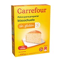 Premezcla para bizcochuelo Carrefour vainilla 480g. sin TACC
