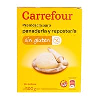 Premezcla para panadería y repostería Carrefour 500g. sin TACC y sin lactosa