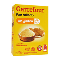 Pan rallado Carrefour 350g. sin TACC y sin lactosa