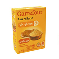 Pan rallado Carrefour provenzal 350g. sin TACC y sin lactosa